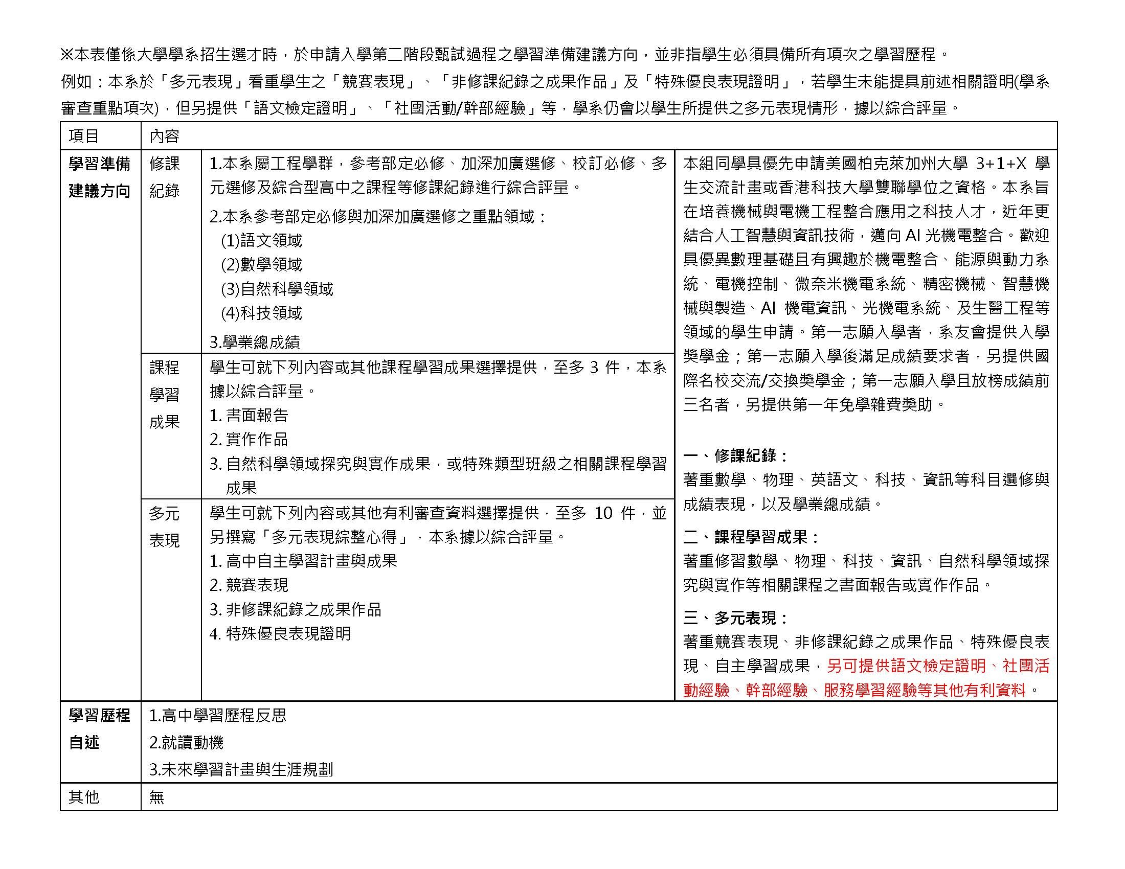 111學習準備建議方向